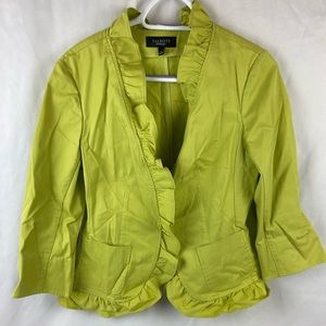 Talbots Green Spring Jacket Size 8